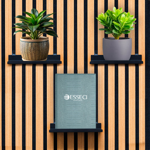 Kit Accessori Pannelli Fonoassorbenti Mensola e 2 ganci Kit Accessori Pannelli Fonoassorbenti Mensola e 2 ganci