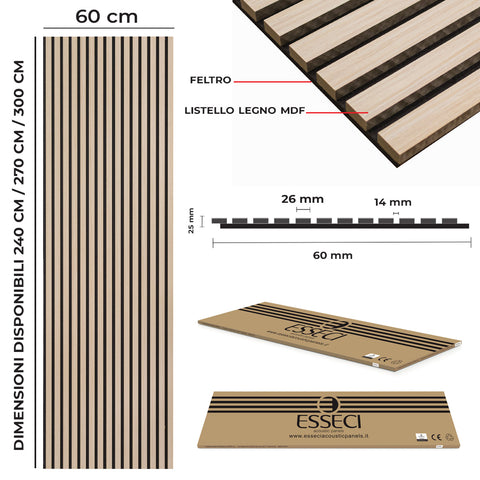 Pannelli Acustici in Legno Fonoassorbenti